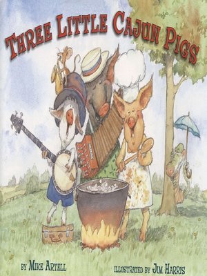 cover image of Three Little Cajun Pigs
